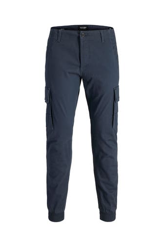 JACK & JONES Cargohose 'Paul' dunkelblau