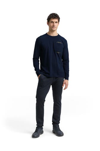 TOM TAILOR Longsleeve nachtblau
