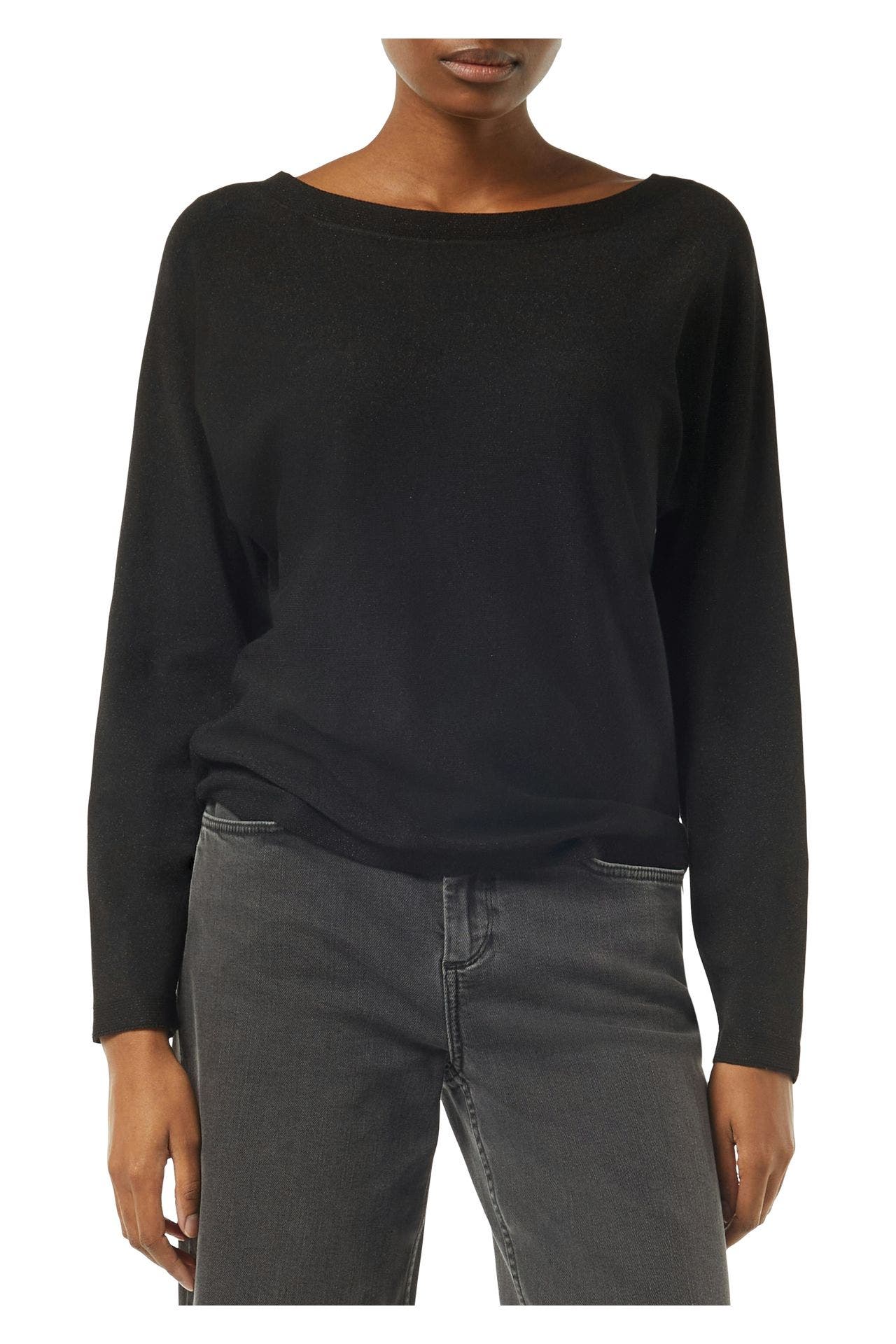 COMMA, Strickpullover schwarz glitzernd, Bild 1