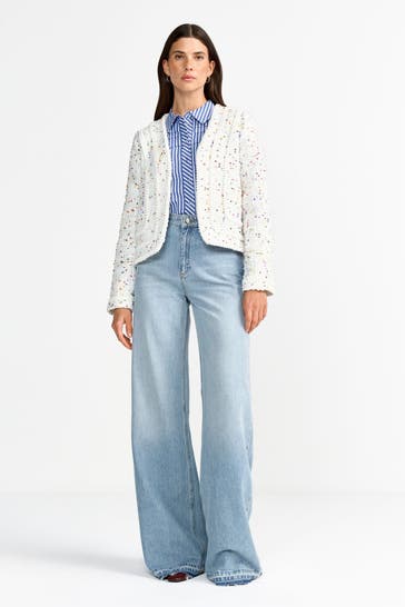 RICH & ROYAL Bouclé-Blazer mehrfarbig
