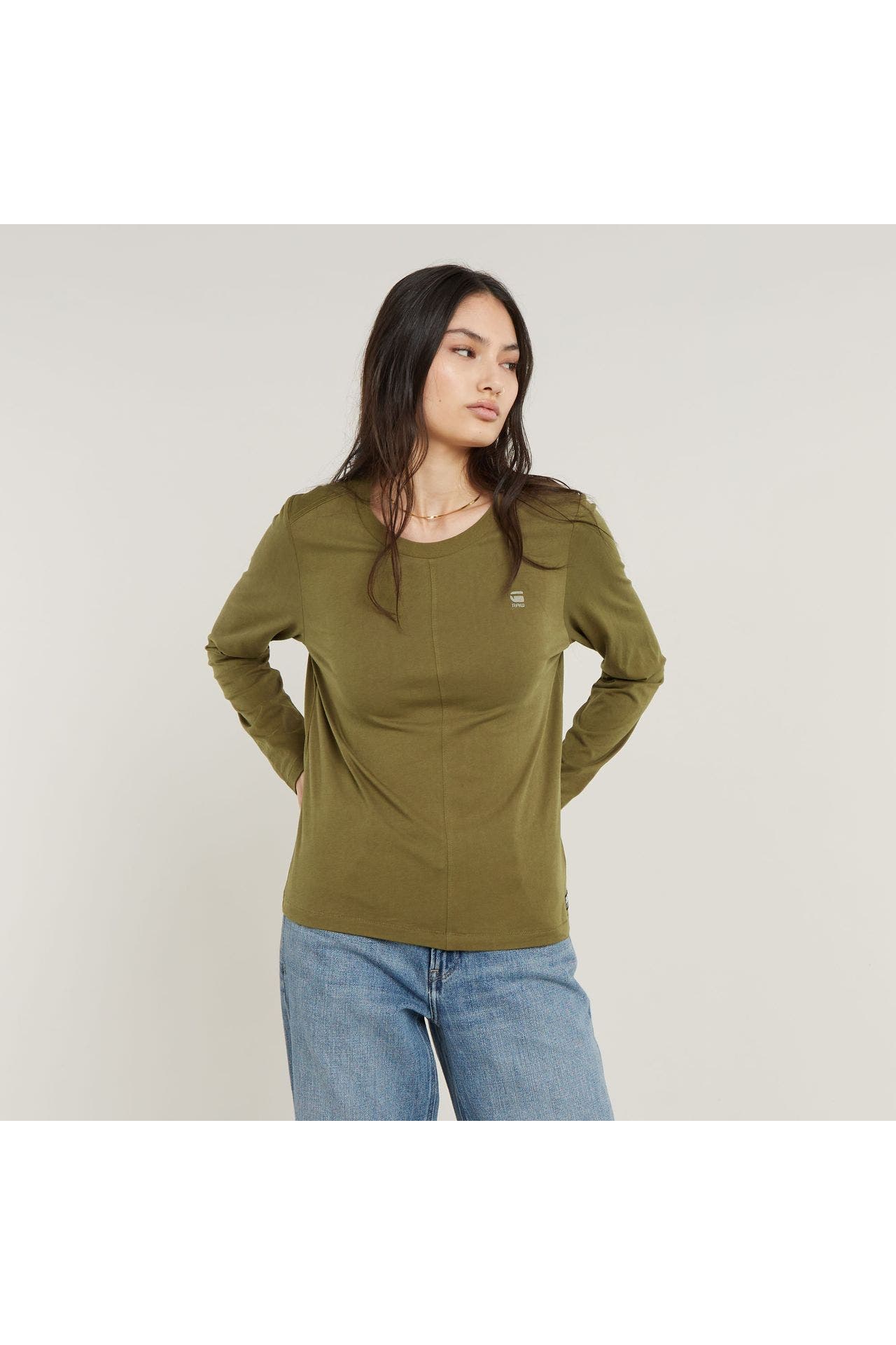 G-STAR Longsleeve oliv, Bild 1