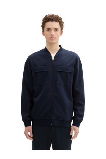 TOM TAILOR Sweatjacke navy