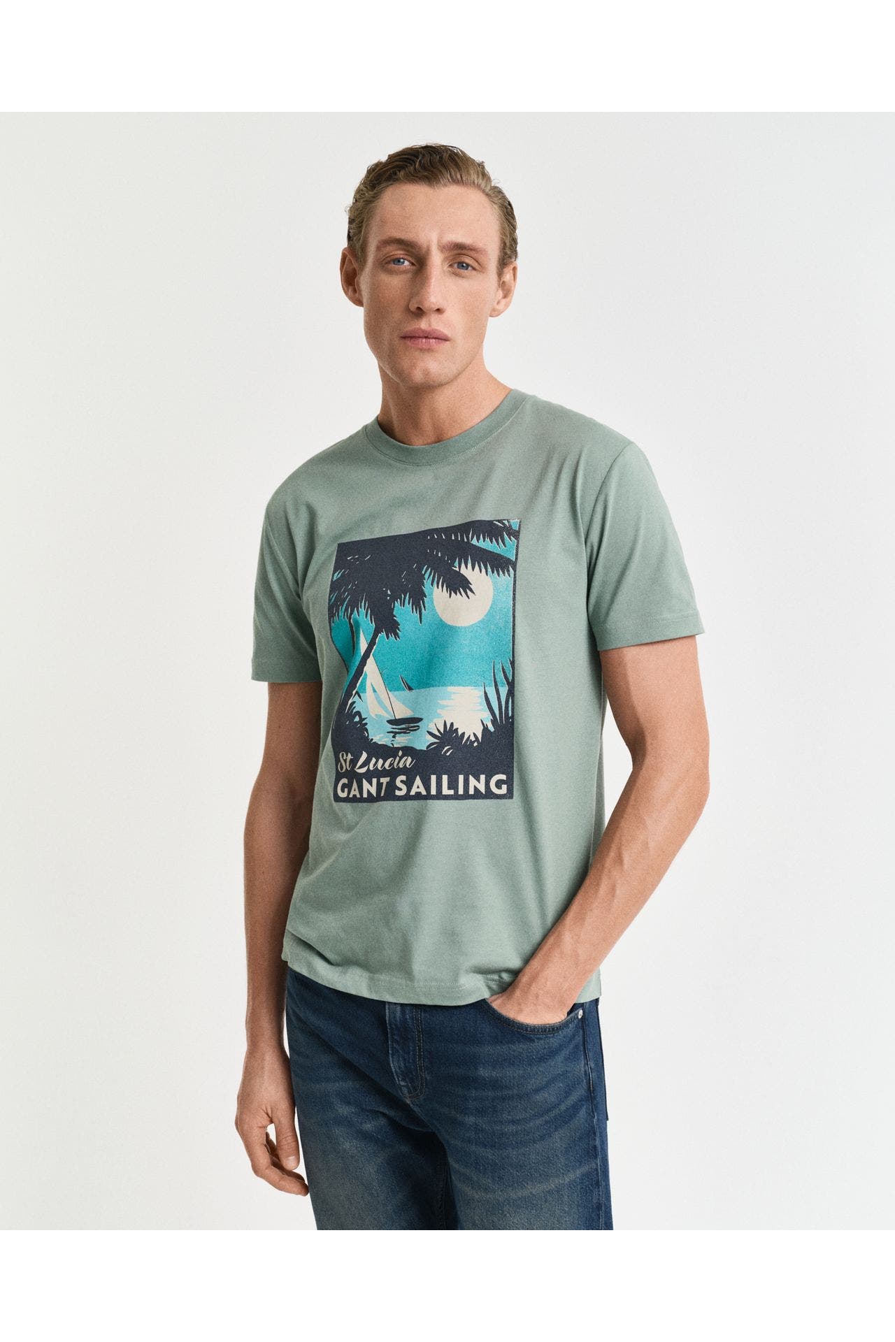 GANT T-Shirt smaragdgrün, Bild 1