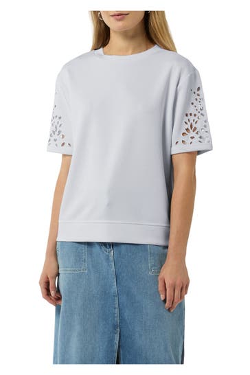 COMMA, T-Shirt weiß