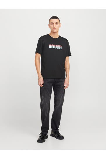 JACK & JONES T-Shirt schwarz 