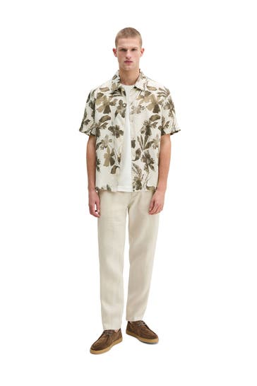 MARC O'POLO Kurzarmhemd floral
