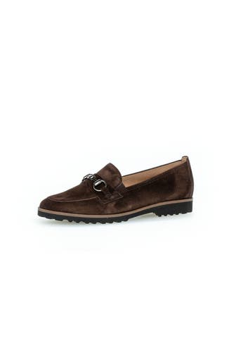 GABOR Loafer 'Samtchevreau' dunkelbraun