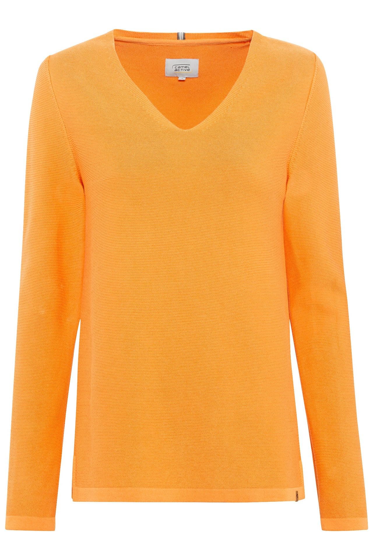 CAMEL ACTIVE Strickpullover orange, Bild 1