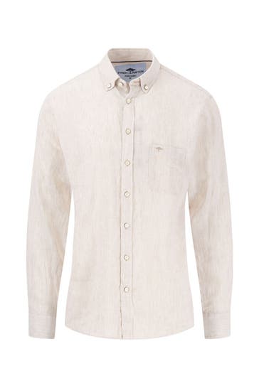 FYNCH-HATTON Leinenhemd beige