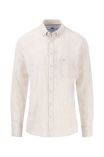FYNCH-HATTON Leinenhemd beige