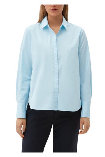 S.OLIVER BLACK LABEL Bluse aqua
