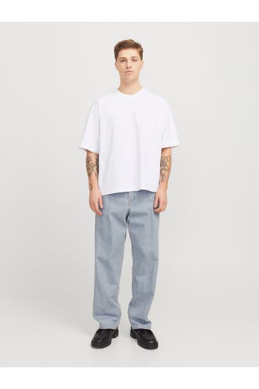 JACK & JONES Jeans graublau straight