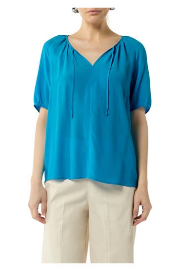 COMMA, Casual-Bluse petrol