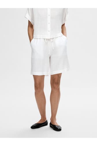 SELECTED Shorts weiß