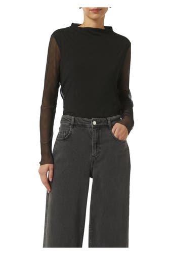 COMMA, Longsleeve schwarz