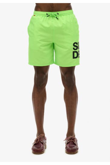 SUPERDRY Badeshorts neongrün