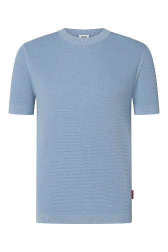 JOOP! JEANS Strick-Shirt 'Sandero' himmelblau