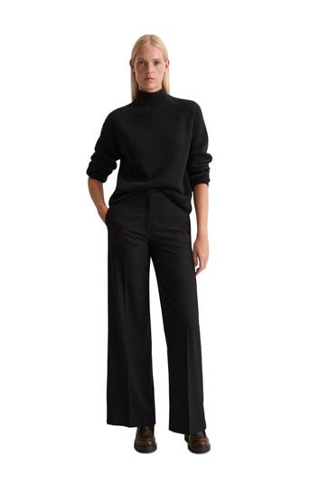 MARC O'POLO Strickpullover schwarz