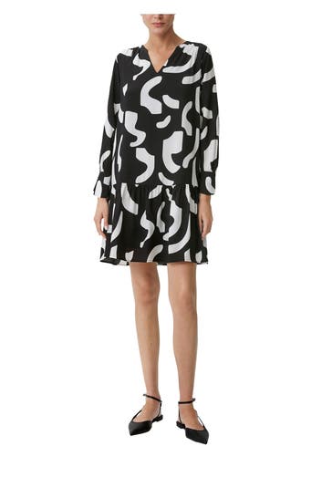 COMMA, Kleid gemustert