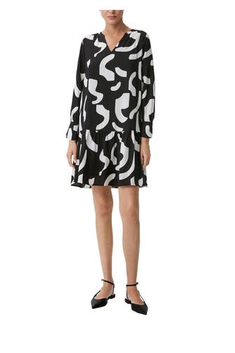 COMMA, Kleid gemustert