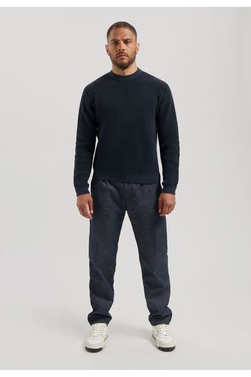 DSTREZZED Strickpullover 'Leones' graublau