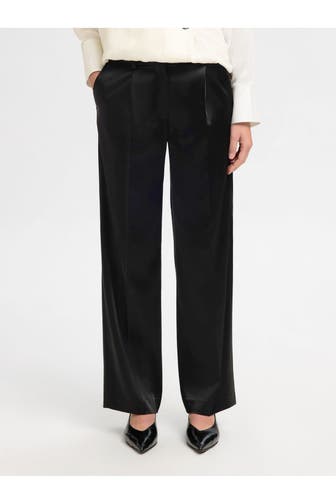 SELECTED Stoofhose 'Miya' schwarz