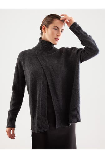 FTC Kaschmirpullover dunkelgrau