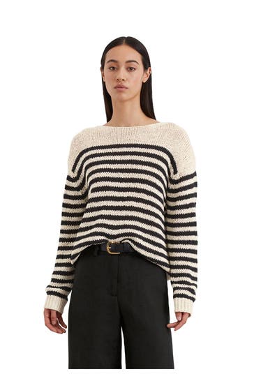 MARC O'POLO Strickpullover gestreift