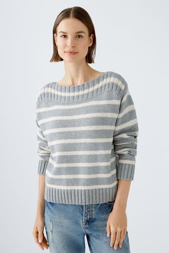 OUI Strickpullover gestreift