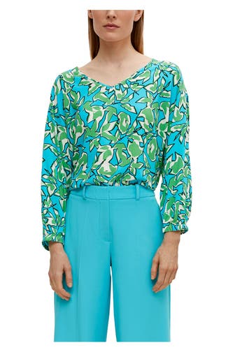 COMMA, Blusenshirt gemustert