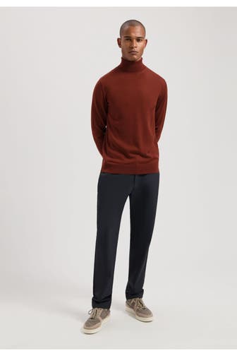 DSTREZZED Woll-Pullover 'Destin' rotbraun