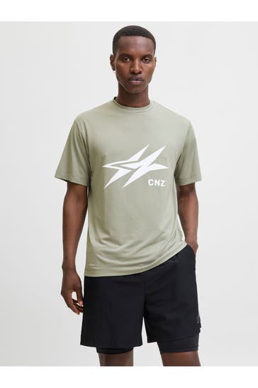 JACK & JONES T-Shirt oliv
