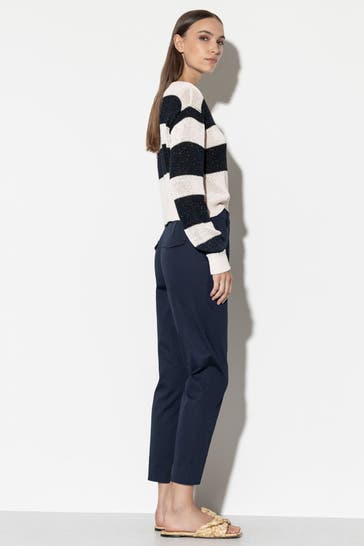 LUISA CERANO Stoffhose navy