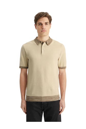 SCOTCH & SODA Strick-Polo zweifarbig