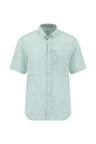 FYNCH-HATTON Kurzarmhemd mint Regular Fit