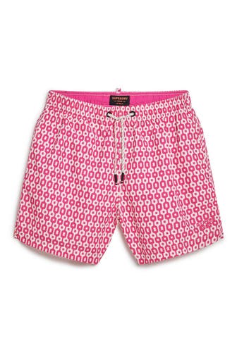 SUPERDRY Badeshorts gemustert