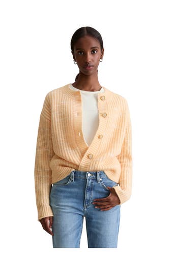 MARC O'POLO DENIM Wollmix-Cardigan hellorange