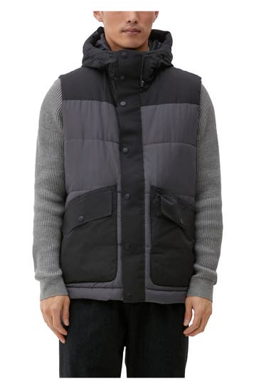 S.OLIVER Steppweste zweifarbig