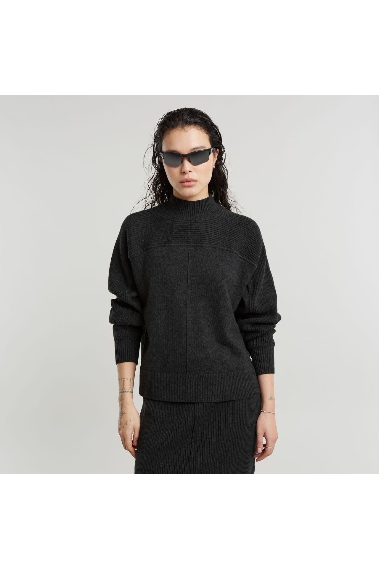 G-STAR Strickpullover dunkelgrau, Bild 1