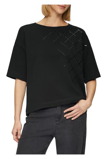 S.OLIVER BLACK LABEL T-Shirt schwarz