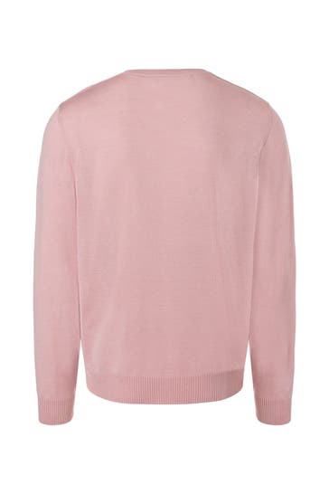 MAERZ MUENCHEN Schurwoll-Pullover rosa