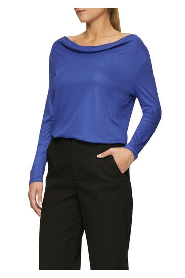 S.OLIVER BLACK LABEL Longsleeve royalblau