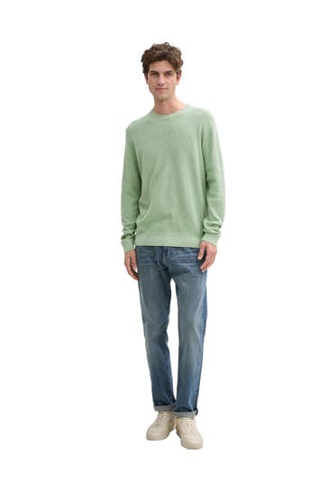 TOM TAILOR Strickpullover pastellgrün