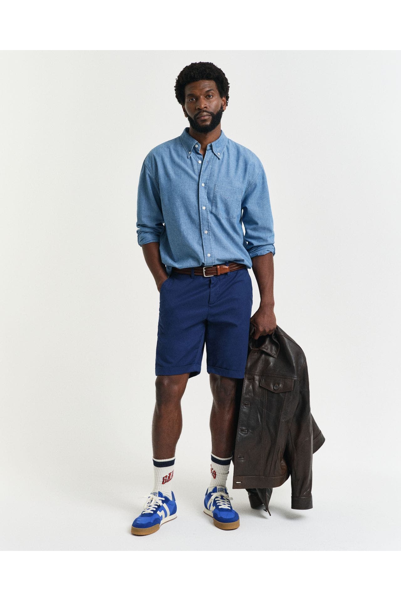 GANT Chino-Shorts dunkelblau, Bild 1