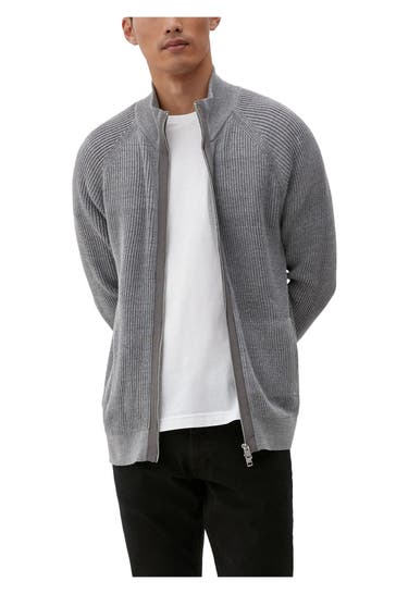 S.OLIVER Strickjacke grau