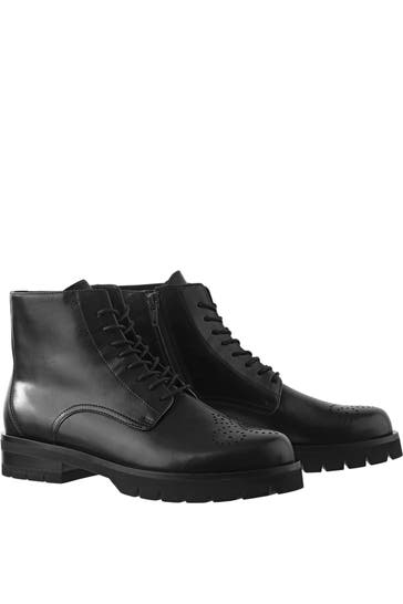 HÖGL Schnürstiefeletten 'Brooklyn' schwarz