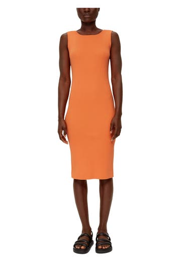 S.OLIVER BLACK LABEL Strickkleid orange
