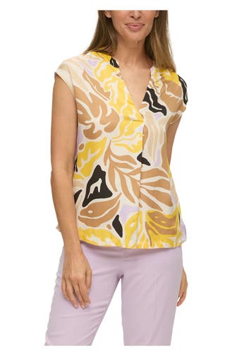 S.OLIVER BLACK LABEL Blusenshirt gemustert