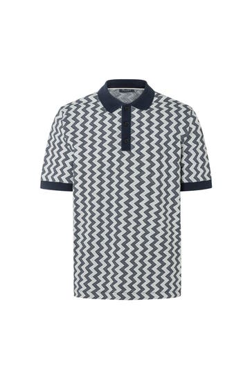 MAERZ MUENCHEN Polo-Shirt gemustert