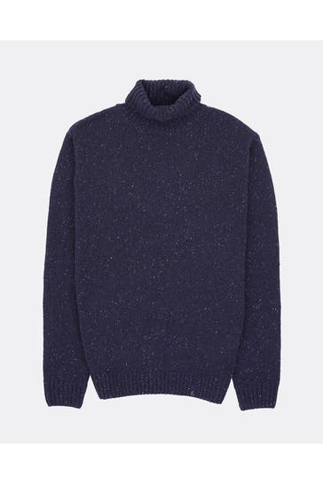 COLOURS & SONS Wollmix-Pullover nachtblau